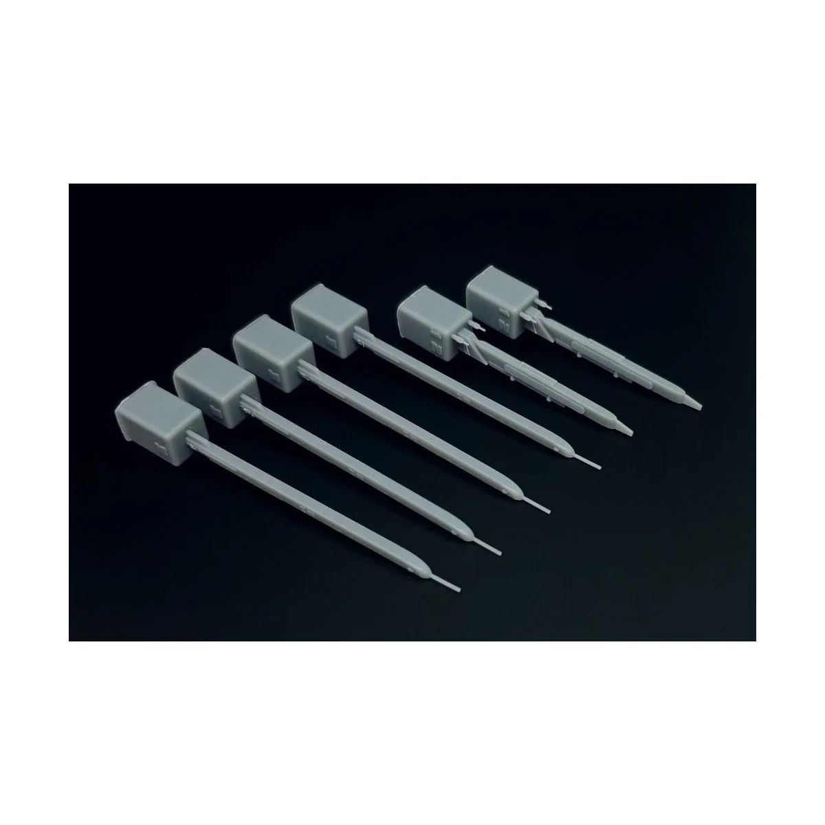 LAU-115 + 2x LAU-127 adapters (two sets), 1/48 - Brengun BRL48175