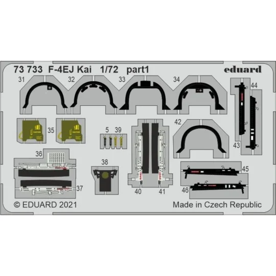 F-4EJ Kai, 1/72 - Eduard Accessories 73733