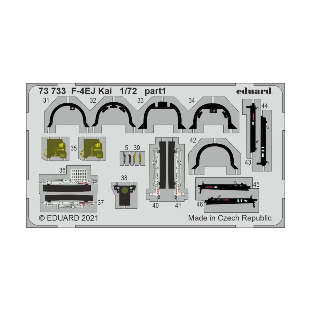 F-4EJ Kai 1/72 - Eduard Accessories 73733