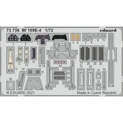 Bf 109E-4 1/72 for SPECIAL HOBBY, 1/72 - Eduard Accessories 73736