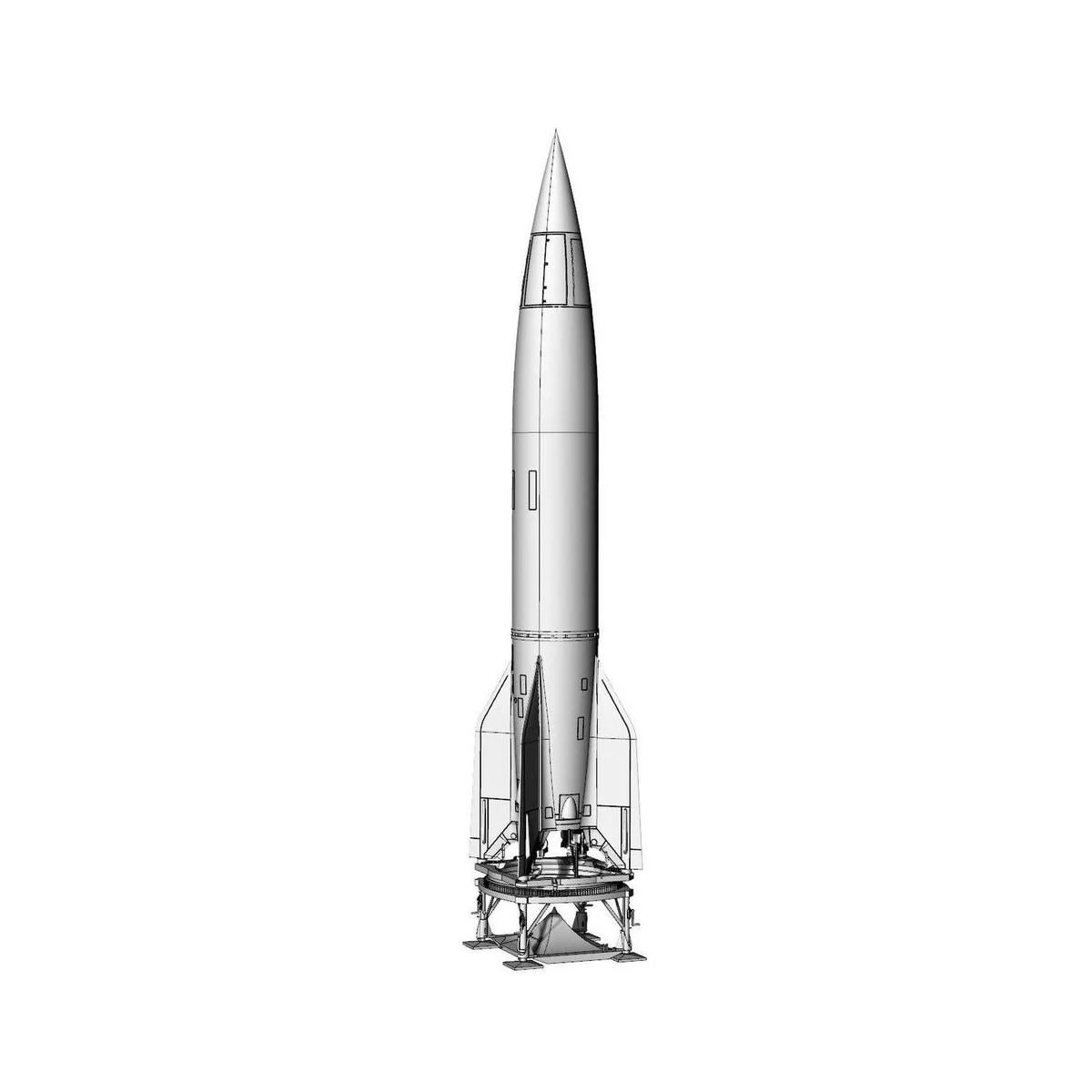 German rocket V-2/A4, 1/87 - Hauler HLR87222