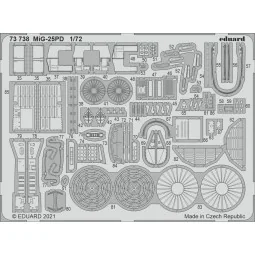 MiG-25PD 1/72 for ICM - Eduard Accessories 73738