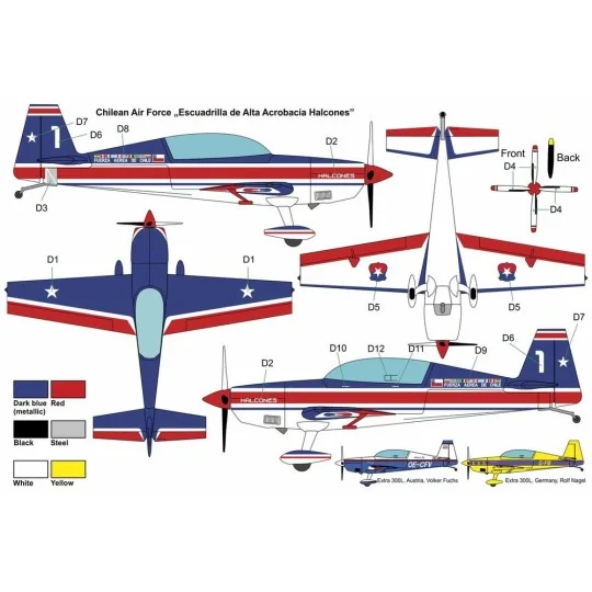 EXTRA EA300L four-blade propeller, 1/48 - Brengun BRP48009