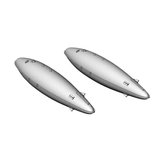 150 gal fuel droptank USN/USMC WWII/Korean war, 1/72 - Brengun BRL7...