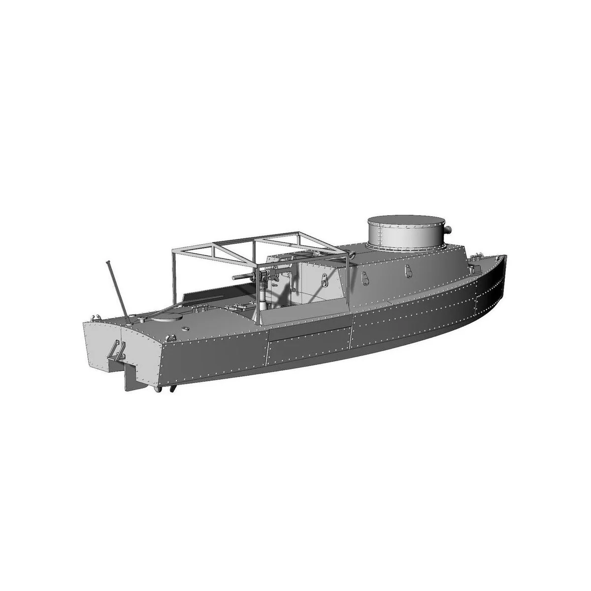 BK-2 river gun boat, 1/144 - Brengun BRS144068