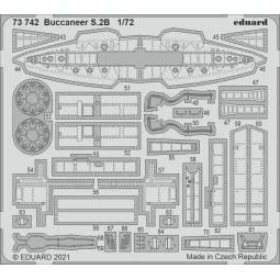 Buccaneer S.2B 1/72 for AIRFIX, 1/72 - Eduard Accessories 73742