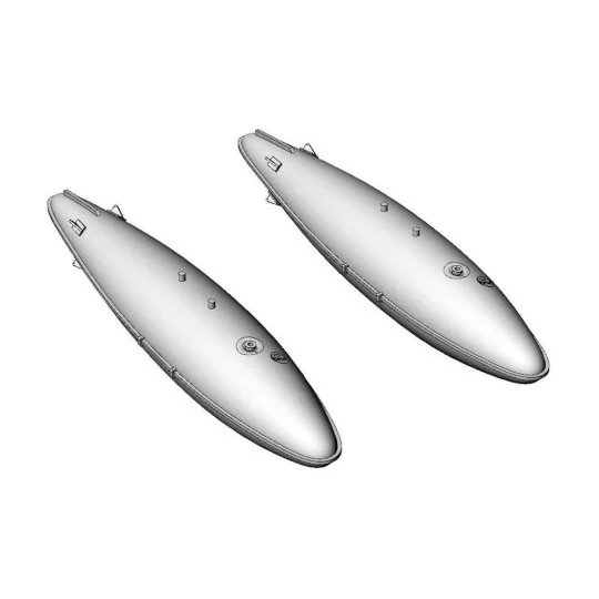 150 gal fuel droptank USN/USMC WWII/Korean war, 1/72 - Brengun BRL7...