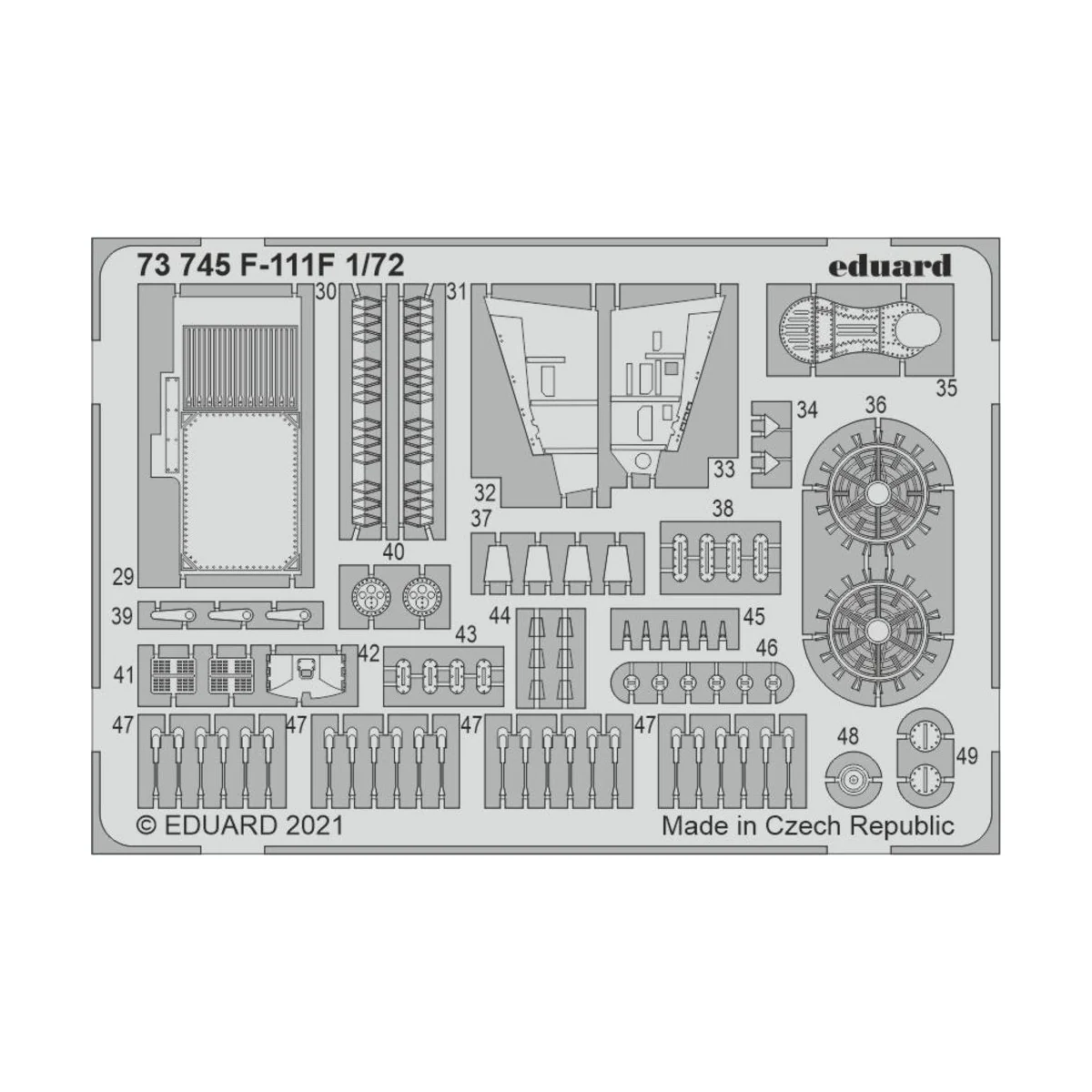 F-111F 1/72 for HASEGAWA / HOBBY 2000 - Eduard Accessories 73745