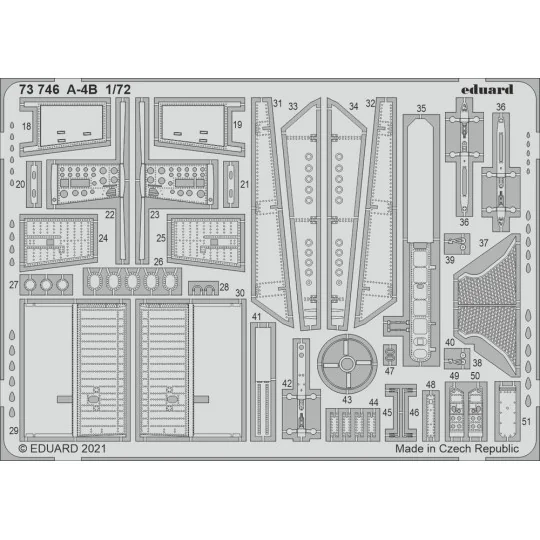 A-4B 1/72 for FUJIMI / HOBBY 2000, 1/72 - Eduard Accessories 73746