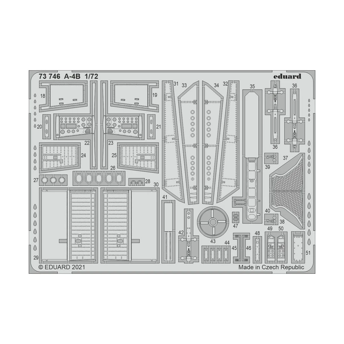 A-4B 1/72 for FUJIMI / HOBBY 2000, 1/72 - Eduard Accessories 73746