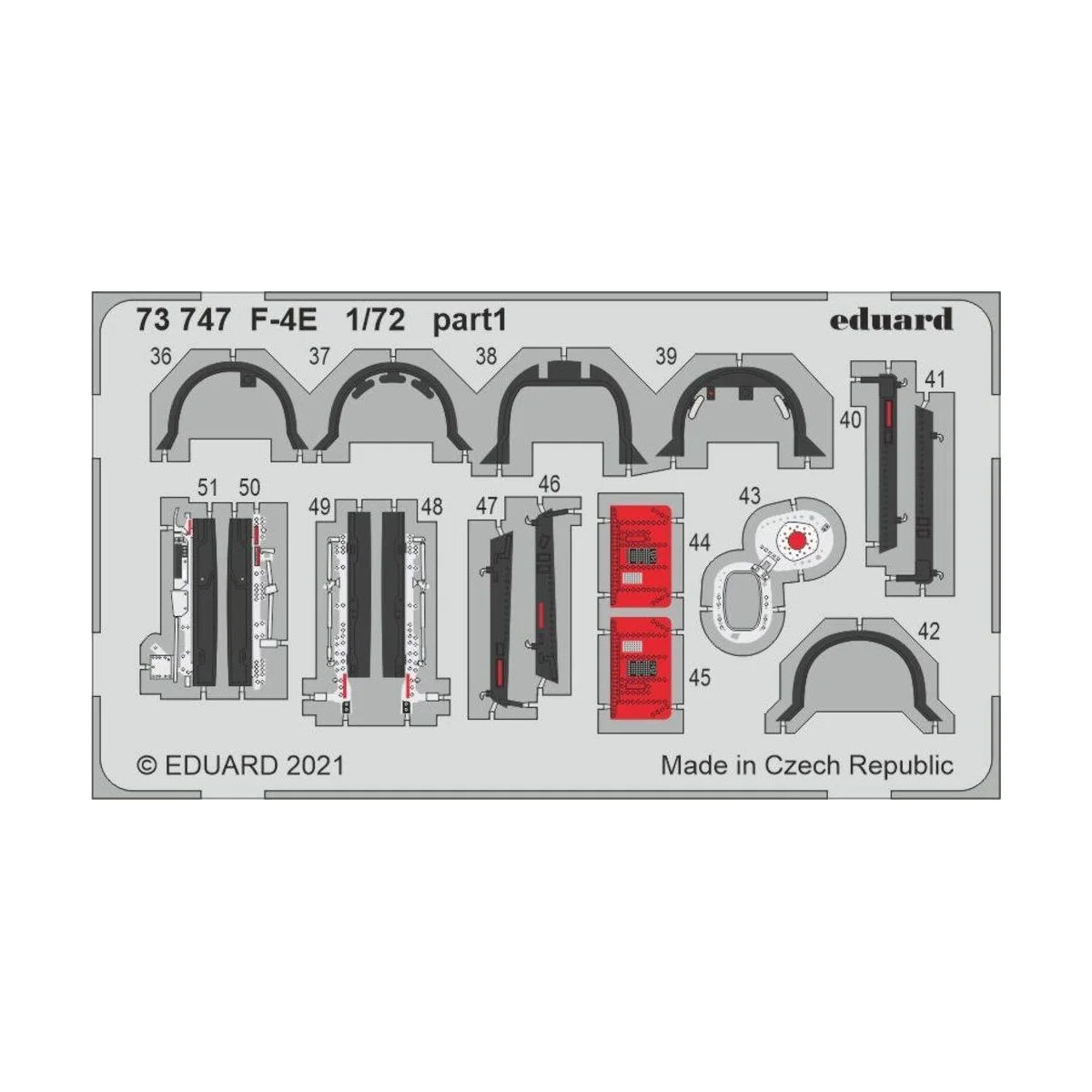 F-4E 1/72 for FINE MOLDS, 1/72 - Eduard Accessories 73747