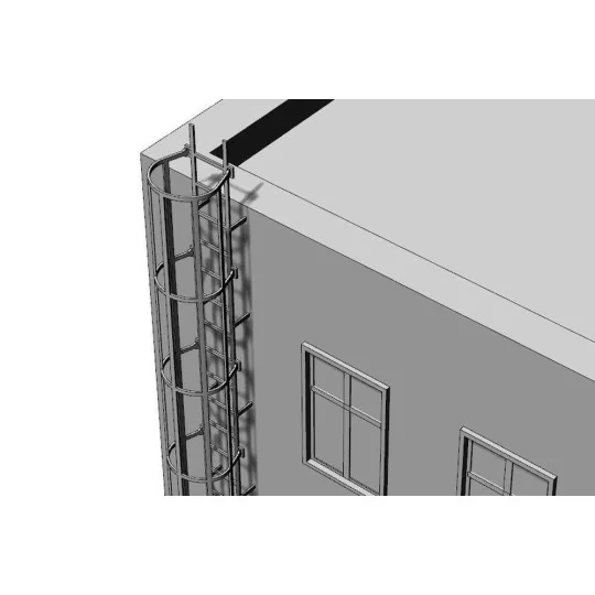 Safety cage ladders, 1/87 - Hauler HLR87227