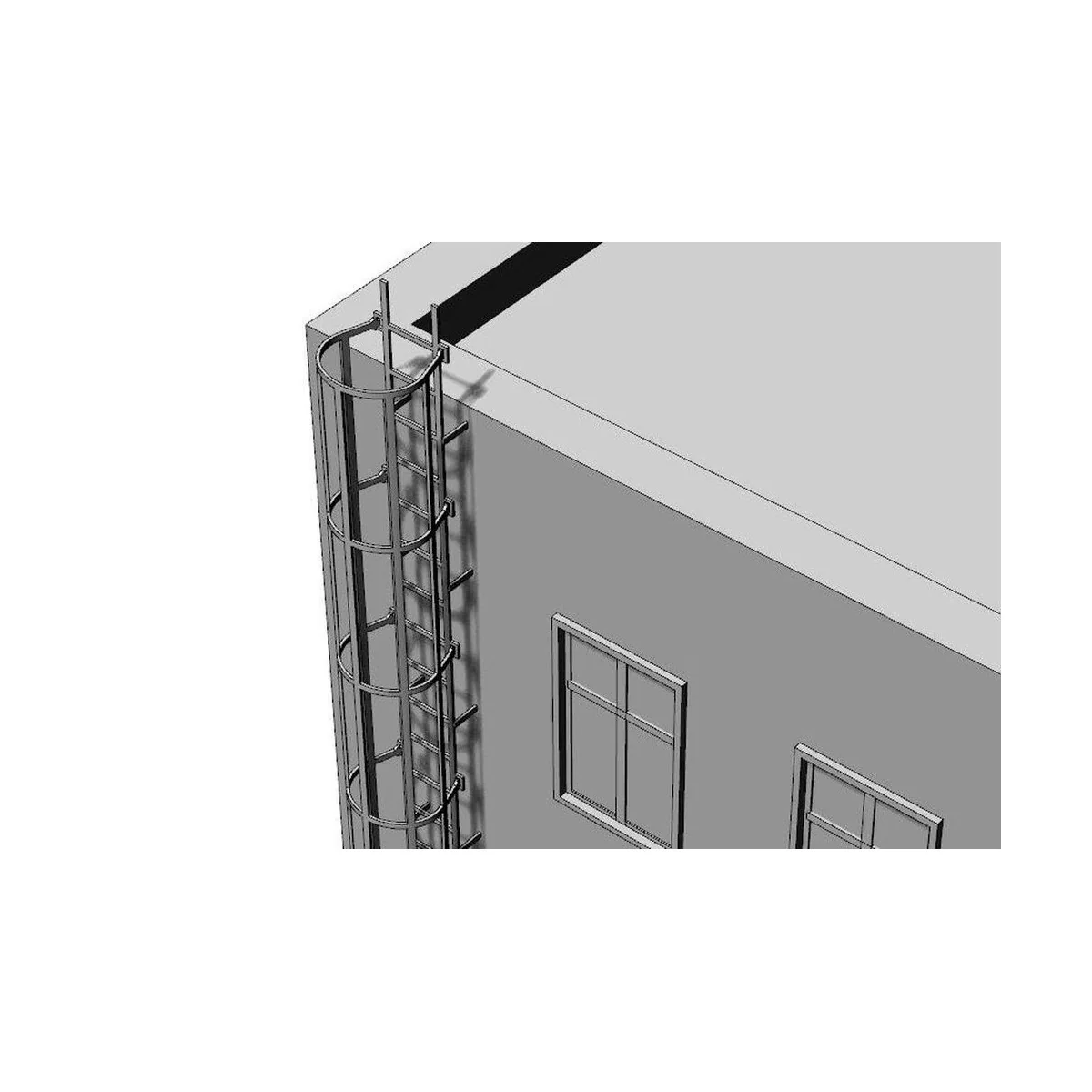 Safety cage ladders, 1/87 - Hauler HLR87227