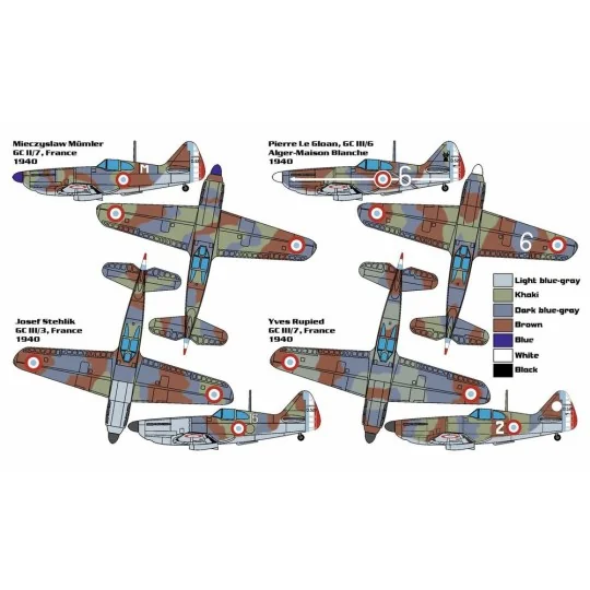 Dewoitine D.520, 1/144 - Brengun BRP144021