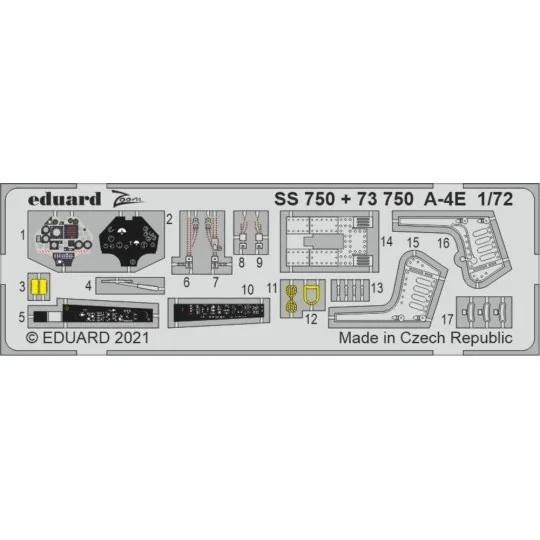 A-4E 1/72 for FUJIMI / HOBBY 2000, 1/72 - Eduard Accessories 73750