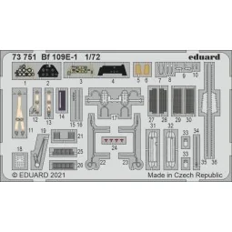 Bf 109E-1 1/72 for SPECIAL HOBBY, 1/72 - Eduard Accessories 73751