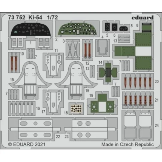 Ki-54 for SPECIAL HOBBY, 1/72 - Eduard Accessories 73752