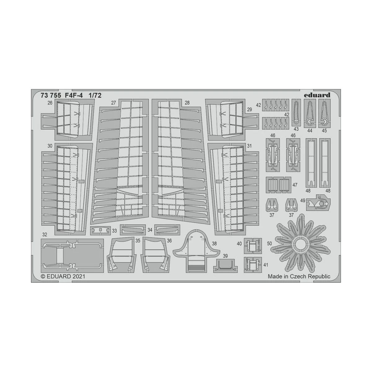 F4F-4, for ARMA HOBBY, 1/72 - Eduard Accessories 73755