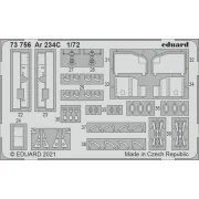 Ar 234C, for HOBBY 2000 / DRAGON - Eduard Accessories 73756