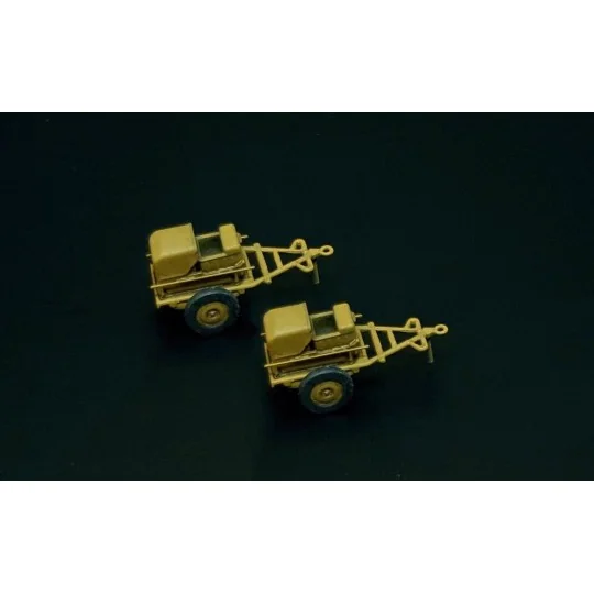 Anlasswagen - Luftwaffe Aircraft Starter Cart (2pcs), 1/144 - Breng...