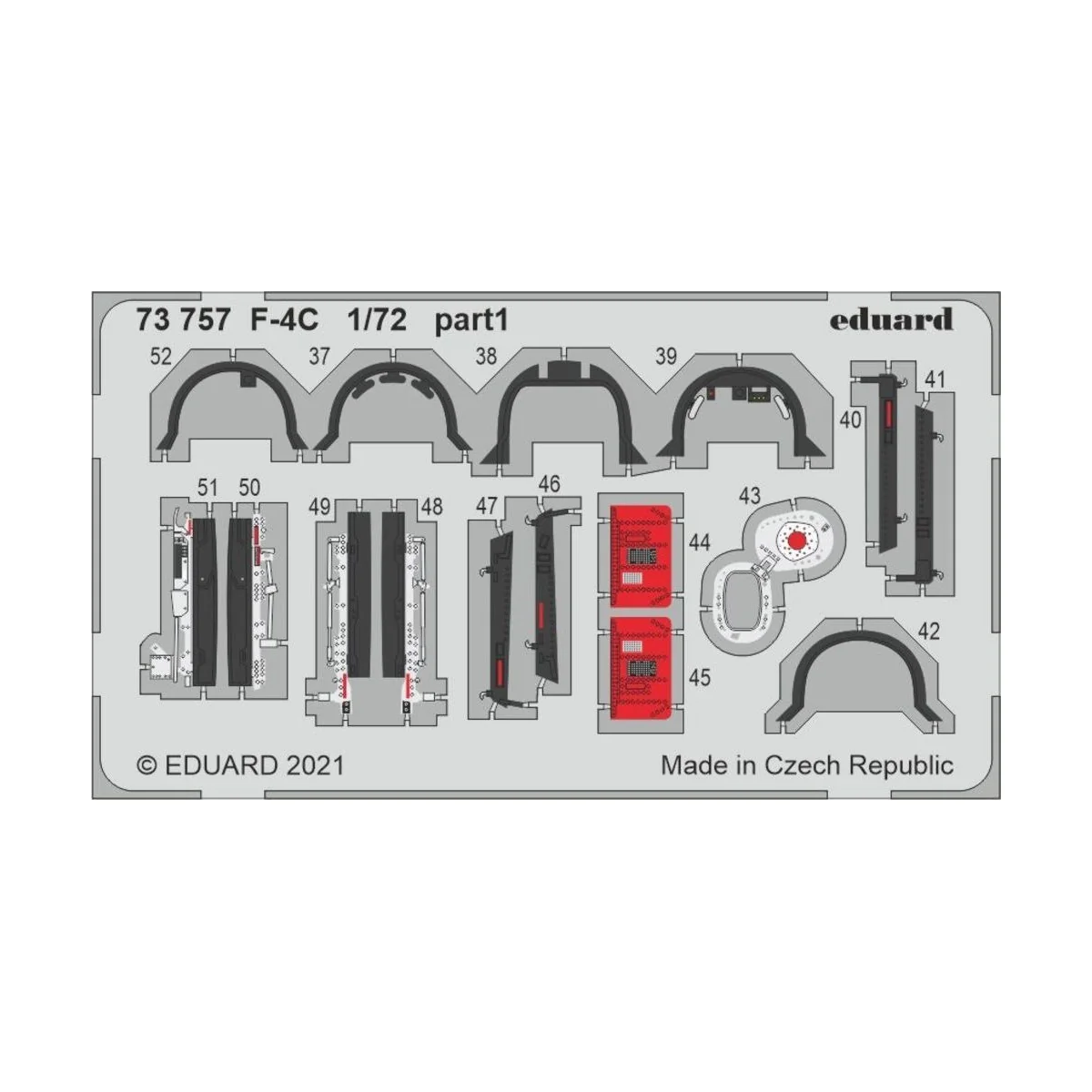 F-4C, for FINE MOLDS, 1/72 - Eduard Accessories 73757