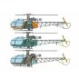 SA 318C Alouette II, 1/72 - Brengun BRS72024