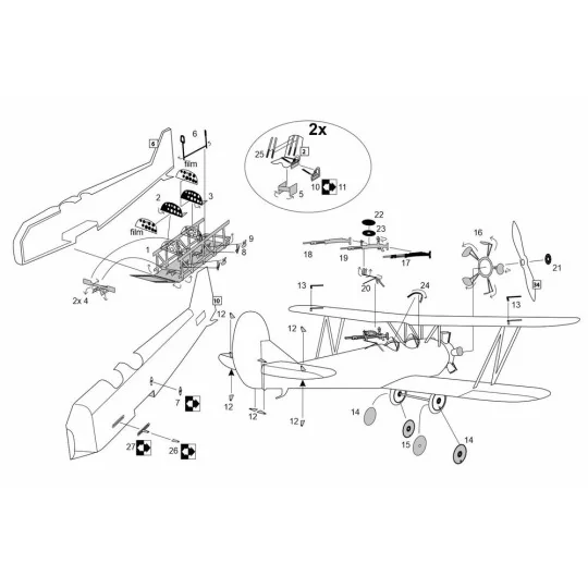 Polikarpov Po-2 (KP/Sm?r kit), 1/72 - Brengun BRL72284