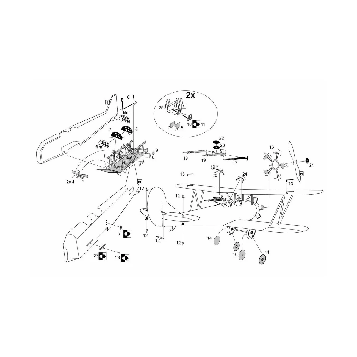 Polikarpov Po-2 (KP/Sm?r kit), 1/72 - Brengun BRL72284