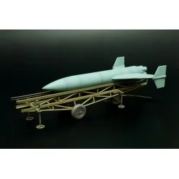 Feuerlilie F-55 Flakrakete w/dolly, 1/48 - Brengun BRS48017