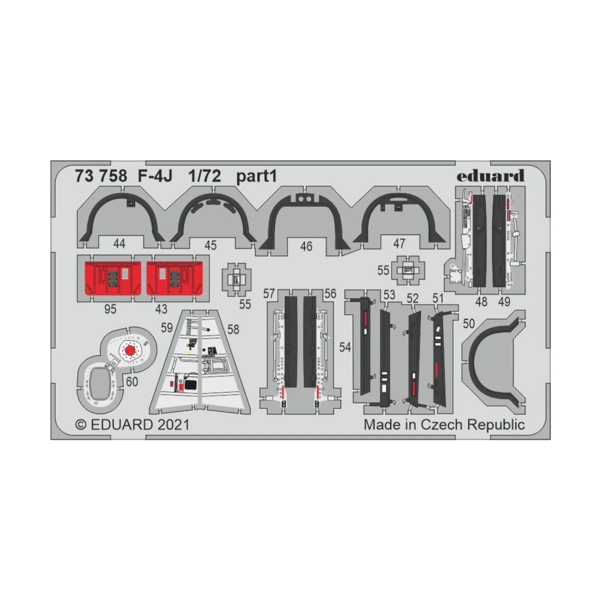 F-4J, for FINE MOLDS, 1/72 - Eduard Accessories 73758