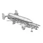 Feuerlilie F-55 Flakrakete w/dolly, 1/48 - Brengun BRS48017
