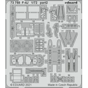 F-4J, for FINE MOLDS, 1/72 - Eduard Accessories 73758