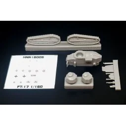 Renault FT-17, 1/160 - Hauler HNN16009 2
