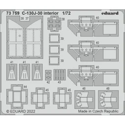 C-130J-30 interior for ZVEZDA - Eduard Accessories 73759