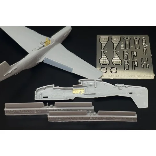 P-51D Mustang (Platz-Eduard-Bego), 1/144 - Brengun BRL144194