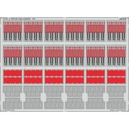 C-130J-30 cargo seatbelts for ZVEZDA, 1/72 - Eduard Accessories 73761