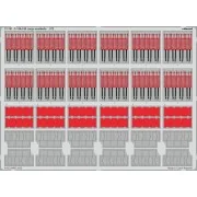 C-130J-30 cargo seatbelts for ZVEZDA, 1/72 - Eduard Accessories 73761