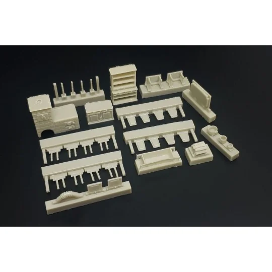 Kitchen furniture, 1/72 - Hauler HLH72147