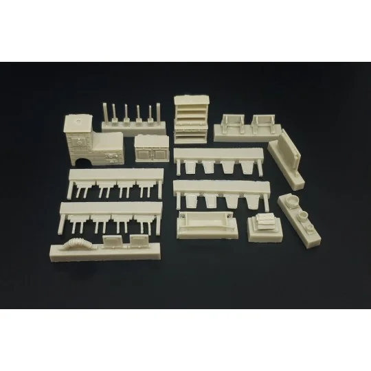 Kitchen furniture, 1/72 - Hauler HLH72147