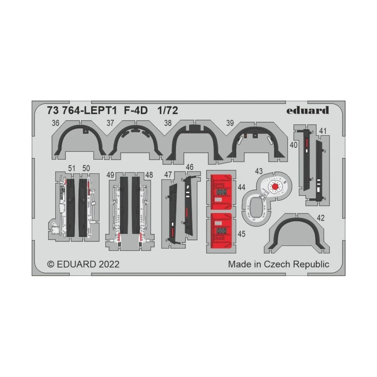 F-4D for FINE MOLDS, 1/72 - Eduard Accessories 73764