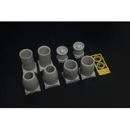 F/A-18 A/B/C/D Hornet GE F404 engine nozzle, 1/72 - Brengun BRL72290