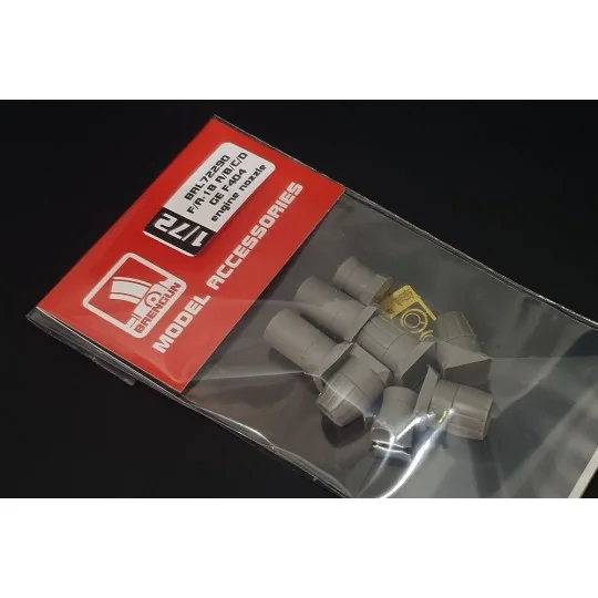 F/A-18 A/B/C/D Hornet GE F404 engine nozzle, 1/72 - Brengun BRL72290