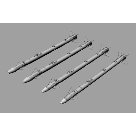 AIM-9X Sidewinder (4pcs), 1/72 - Brengun BRL72291