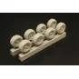 Wheels for 9K714 OKA (SS-23 Spider) for Hobby Boss, 1/72 - Hauler H...