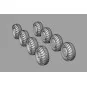 Wheels for 9K714 OKA (SS-23 Spider) for Hobby Boss, 1/72 - Hauler H...