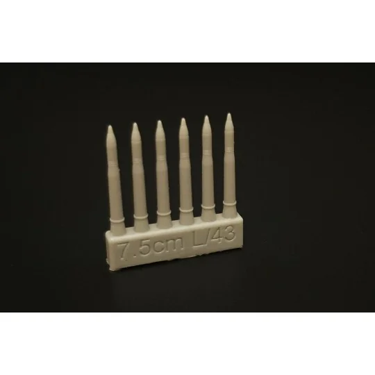 7, 5cm L/43 ammo for Pz.IV ausf.G/H/J, 1/72 - Hauler HLH72149