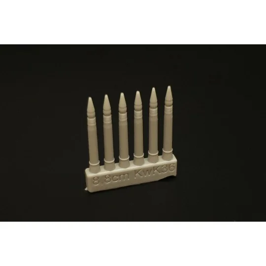 8.8cm KwK36 ammo for Pz.VI Tiger, 1/72 - Hauler HLH72151