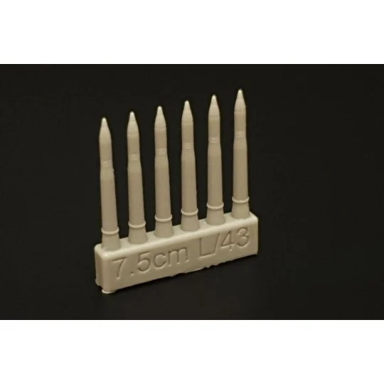 7, 5cm L/43 ammo for Pz.IV ausf.G/H/J, 1/72 - Hauler HLH72149