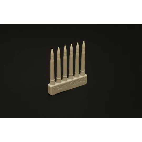7, 5cm KwK42 ammo for Pz.V Panther ausf.D/A/G, 1/72 - Hauler HLH72150