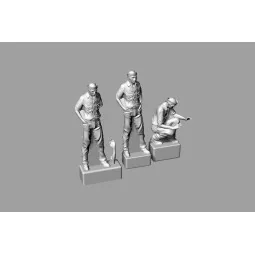 US Navy Sailors for WW2 Dioramas, 1/144 - Brengun BRL144201 2